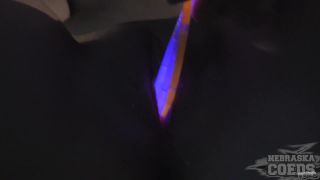 video 25 amateur boobs amateur porn | 19yo Sharlote Penetrating Her Virgin Pussy With Glowsticks To Stretch Herself | glow sticks-1