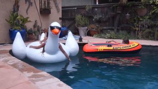 Custom Fetish - Vivian n Madison Chillin on Inflatables - Fetish-1