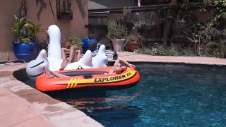 Custom Fetish - Vivian n Madison Chillin on Inflatables - Fetish-3