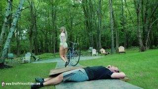 2 AMBER MALE GETS IN THE WAY OF ANGRY GIRL BICYCLIST SEE ...-5