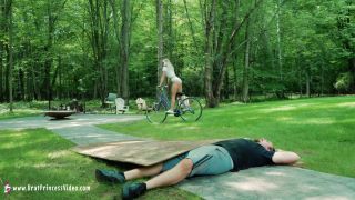 2 AMBER MALE GETS IN THE WAY OF ANGRY GIRL BICYCLIST SEE ...-6