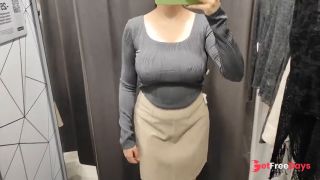 [GetFreeDays.com] Big boobs without a bra in the fitting room Porn Clip July 2023-2