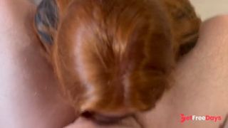 REAL ESCORT - Sexy Redhead Escort Gets Fucked In Hotel Window With People Walking Past-0