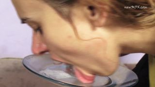 xxx video 26 cruel femdom NewMFX: Prisoner of Spit Swallow, spitting on femdom porn-6