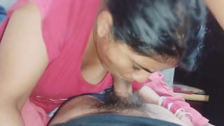 HOMEMADE indian sex21 - Hot bhabhi neha Sucking Devar Cock and give Big Cumhot in mouth-3