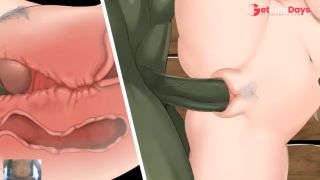 SEXY YOUNG ELVEN FUCKED BY GIANT ORC - ESCAPE DUNGEON 2-4
