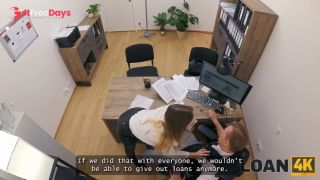 [GetFreeDays.com] LOAN4K. Blonde Maya with big tits is fucking a bank worker on the office chair while his colleague i Porn Video June 2023-4