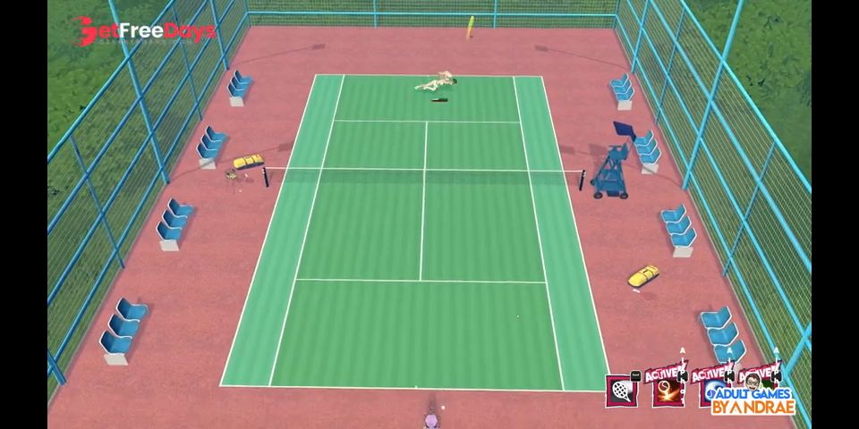 EP4 Fucking Rachel in the Shower Room - Academy Love Saga Tennis Angels EX