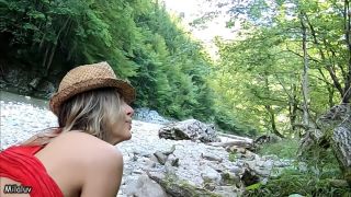 amateur facial BunnyBlonde - Public Sex At The Creek - Nearly Got Caught , pov on amateur porn-8