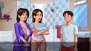 New XXX Games - Jenny Flashed Her Tits while He Was Fixing The Pipe(18 ) - Summertime Saga new update -New XXX games-9