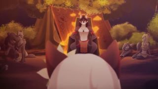 HotPull - Hardcore furry fuck wolf girl sucks alpha's cock and rides like crazy-1