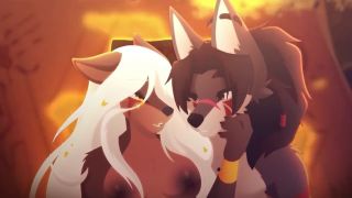 HotPull - Hardcore furry fuck wolf girl sucks alpha's cock and rides like crazy-9