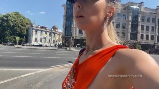 Flashing Boobs Walk In The City 1080p-2