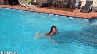 adult video clip 45 BoundLife – Swimming in chastity, bdsm dildo machine on femdom porn -5