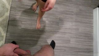 Blonde punishes guy for not getting his dick hard.-6