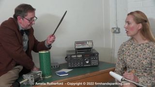 xxx video clip 20 Firm Hand Spanking – Amelia Rutherford – Private University – E - prof johnson - fetish porn satin blouse fetish-1