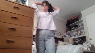 M@nyV1ds - The Hairy Pussy Mom - peeking at mom when she dresses for work-5