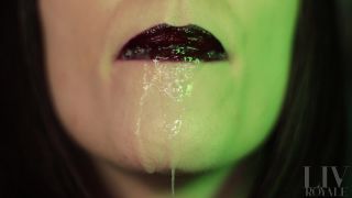 porn video 10 Liv Royale – Grotesque Mouth and Spit Play, primal fetish on femdom porn -3