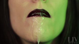 porn video 10 Liv Royale – Grotesque Mouth and Spit Play, primal fetish on femdom porn -5