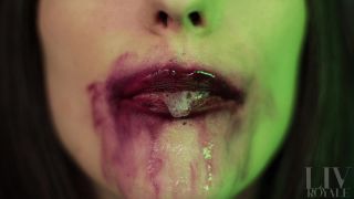 porn video 10 Liv Royale – Grotesque Mouth and Spit Play, primal fetish on femdom porn -9