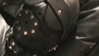 Leather Session Video 419 - Leather Mistress Linda and Leather slave-8