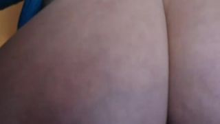 Rose - webcam - macromastia – heavy Colossal tits in blue cardigan - Big tits-5