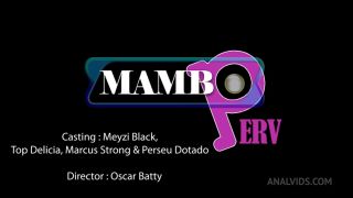 Meyzi Black, Brazilian Exotic Cutie, Fucked By 4 Big Cocks (Group sex porn) Meyzi Black-9