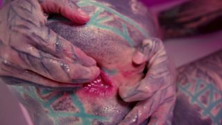 Anuskatzz BDSM-Latex-NEEDLE-anal-prolaps-play on tattoo sissy femdom-8