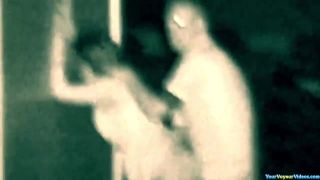 Couple busted fucking standing up-6