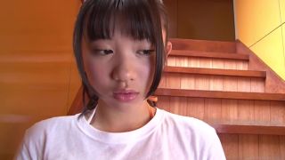 Koharu Biyori amazing Asian teen poses in the  stairway-3