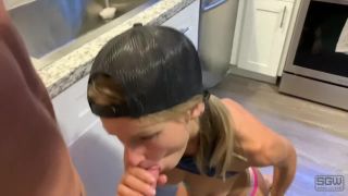 SparksGoWild - Blowjob in the Kitchen POV , big tits music compilation on amateur porn -9