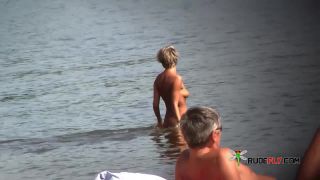 Molesting and taking video of my friend on a nude plage at 2-1