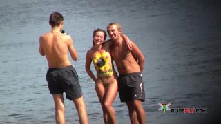 Molesting and taking video of my friend on a nude plage at 2-2
