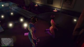 GTAHub - GTA 5: Chun-Li Ebony Stripper with Wet Pussy Gives Sensual Dance Erotic Performance-5