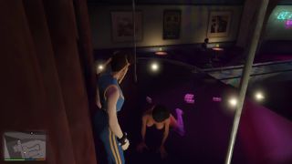 GTAHub - GTA 5: Chun-Li Ebony Stripper with Wet Pussy Gives Sensual Dance Erotic Performance-7
