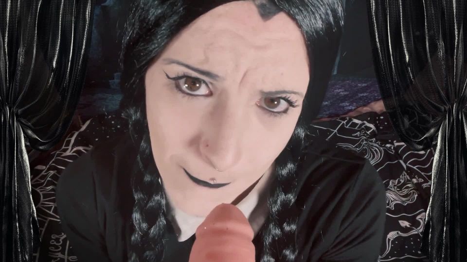 free adult video 12 Infinity0Whore – wednesday gives gomez some drooly head on femdom porn femdom chastity torture