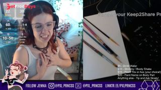 Livestream Painting My Naked Body and Masturbating with Fans-1