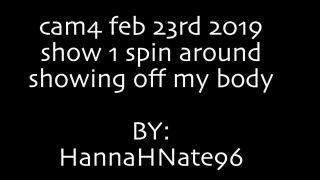 hannahnate96 – cam4 feb 23rd 2019 show 1 spinwheel on femdom porn wonder woman femdom-1