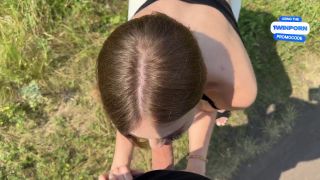 Cute Busty Cute Babe In White Tight Leggings Shows Big Ass On Walk Had Quick Casual Sex-4