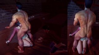 PornoWorkShop - Dolls, mila gets fucked in the kitchen by a big dick in front of her young husband-4