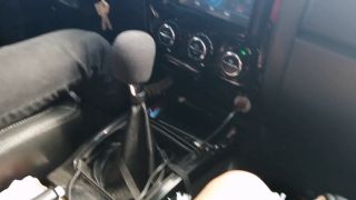 I FUCK MY UBER DRIVER IN THE CAR THEY DISCOVER US 1080p-0