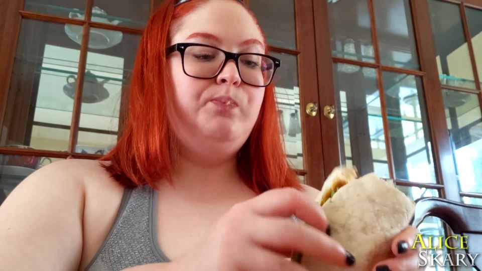free video 1 BBW Eating Leftover Tacos - Femdom Pov - femdom pov - pov feet fetish slave