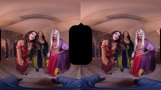 Large Cock Halloween Hocus Pocus Foursome: Three Sexy Witches Use Their Spells to Make You Beg for More-2