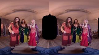 Large Cock Halloween Hocus Pocus Foursome: Three Sexy Witches Use Their Spells to Make You Beg for More-3