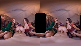 Large Cock Halloween Hocus Pocus Foursome: Three Sexy Witches Use Their Spells to Make You Beg for More-8