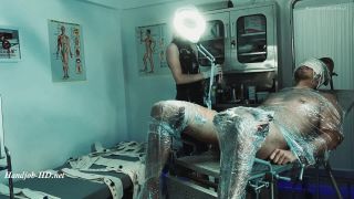 free adult clip 35 Feeding Time for a Wrapped Patient – Mistress Euryale Handjob, alison tyler foot fetish on handjob porn -3