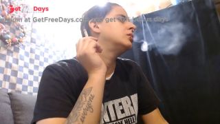 Hot Short Hair Lesbian Smoking-9