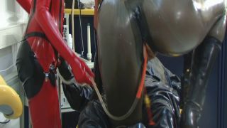 Enema rubber fucking.-6