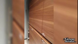 Amber Sonata - Two Girls Blow A Guy In Ikea Compilation - Blowjob-5