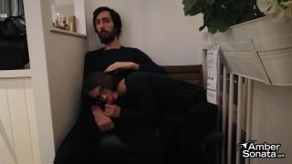 Amber Sonata - Two Girls Blow A Guy In Ikea Compilation - Blowjob-7
